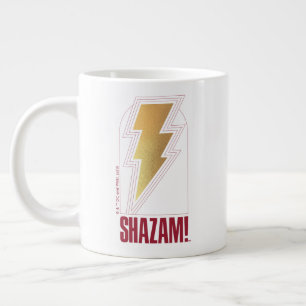 シャザム!神々の怒り 稲妻ボルトバッジ ジャンボコーヒーマグカップ