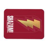 シャザム！神々の怒り |稲妻ボルトバッジ マグネット (横)