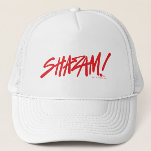 シャザム!神々の怒り 赤いマーカーロゴ キャップ