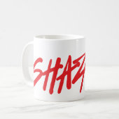 シャザム!神々の怒り |赤いマーカーロゴ コーヒーマグカップ (正面左)