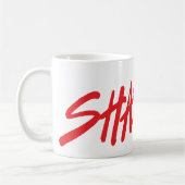 シャザム!神々の怒り |赤いマーカーロゴ コーヒーマグカップ (左)