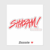 シャザム！神々の怒り |赤いマーカーロゴ シール (シート)