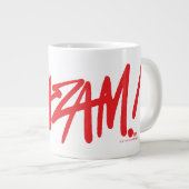 シャザム！神々の怒り |赤いマーカーロゴ ジャンボコーヒーマグカップ (正面右)