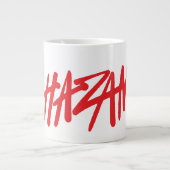 シャザム！神々の怒り |赤いマーカーロゴ ジャンボコーヒーマグカップ (正面)