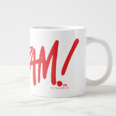 シャザム！神々の怒り |赤いマーカーロゴ ジャンボコーヒーマグカップ (右)