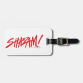 シャザム！神々の怒り |赤いマーカーロゴ ラゲッジタグ (正面横)