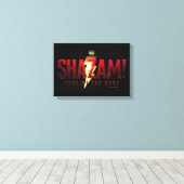 シャザム！神々の怒り | Fury of the Godsロゴ キャンバスプリント (インサイチュ (ウッドフロア))