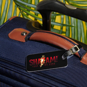 シャザム!神々の怒り Fury of the Godsロゴ ラゲッジタグ