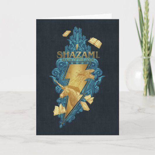 シャザム!神々の怒り | Realm of the Gods Logo カード (正面)