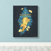 シャザム！神々の怒り | Realm of the Gods Logo キャンバスプリント (インサイチュ (ウッドフロア))