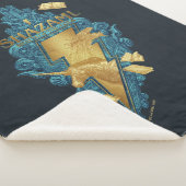 シャザム！神々の怒り | Realm of the Gods Logo シェルパブランケット (3/4)