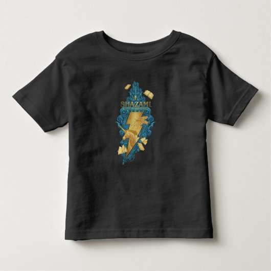 シャザム！神々の怒り | Realm of the Gods Logo トドラーTシャツ (正面)