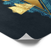 シャザム！神々の怒り | Realm of the Gods Logo ポスター (角)