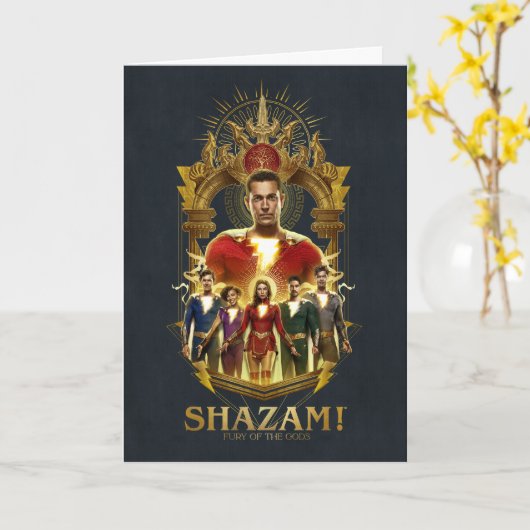 シャザム！神々の怒り | SHAZAMilyフレ華美ーム カード (黄色い花)