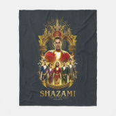 シャザム!神々の怒り | SHAZAMilyフレ華美ーム フリースブランケット (正面)