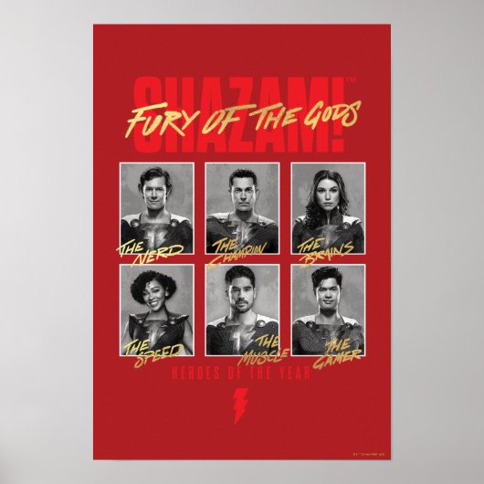 シャザム！神々の怒り | SHAZAMily年鑑 ポスター (正面)