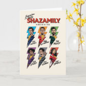 シャザム!神々の怒り | SHAZAMily漫画ボルト カード (黄色い花)