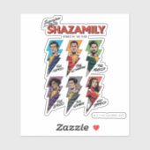 シャザム!神々の怒り | SHAZAMily漫画ボルト シール (シート)