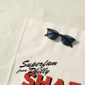 シャザム！神々の怒り | SHAZAMily漫画ボルト ビーチタオル (インサイチュ)