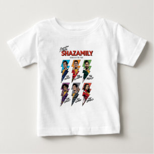 シャザム!神々の怒り SHAZAMily漫画ボルト ベビーTシャツ