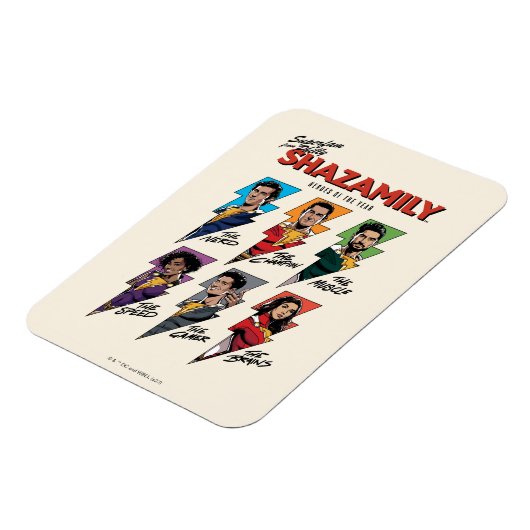 シャザム!神々の怒り | SHAZAMily漫画ボルト マグネット (左側)