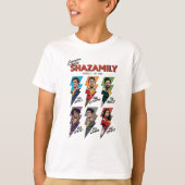 シャザム！神々の怒り | SHAZAMily漫画ボルト Tシャツ (正面)