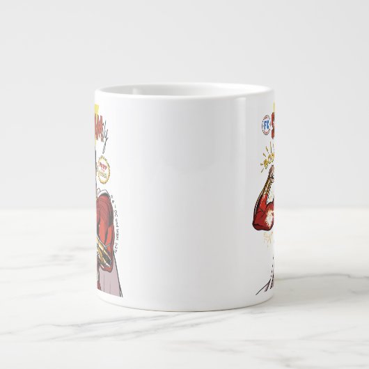 シャザム！神々の怒り | SHAZAMily漫画表紙 ジャンボコーヒーマグカップ (正面)