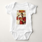 シャザム！神々の怒り | SHAZAMily漫画表紙 ベビーボディスーツ (正面)