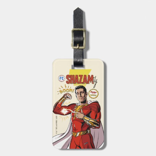 シャザム！神々の怒り | SHAZAMily漫画表紙 ラゲッジタグ (正面縦)