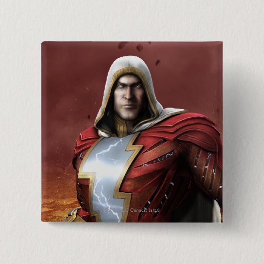 シャザム 缶バッジ (正面)