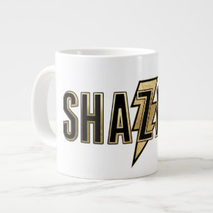 シャザム！  金ゴールドロゴ ジャンボコーヒーマグカップ