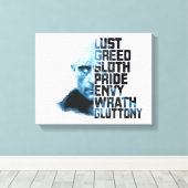 シャザム! | Dr. Sivana Seven Deadal Sins Graphic キャンバスプリント (インサイチュ (ウッドフロア))