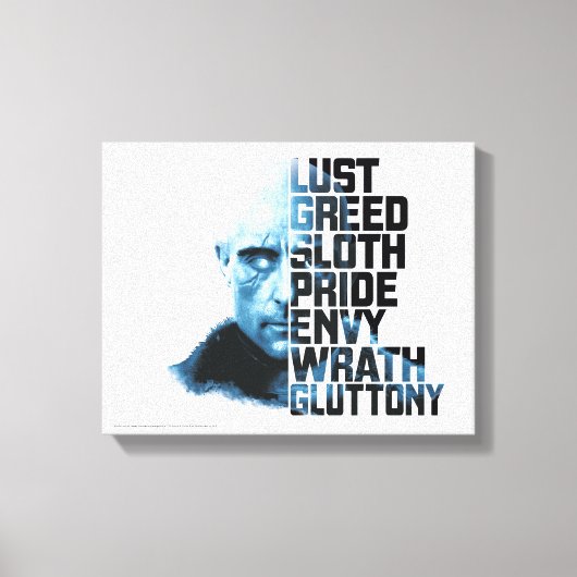 シャザム! | Dr. Sivana Seven Deadal Sins Graphic キャンバスプリント (正面)