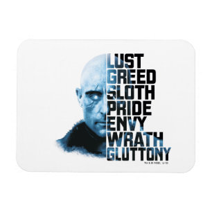 シャザム! Dr. Sivana Seven Deadal Sins Graphic マグネット