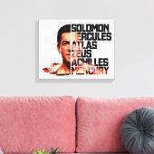 シャザム！ | Shazam Close up Acronym Graphic キャンバスプリント (インサイチュ (リビング))