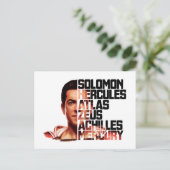 シャザム! | Shazam Close up Acronym Graphic ポストカード (スタンド正面)