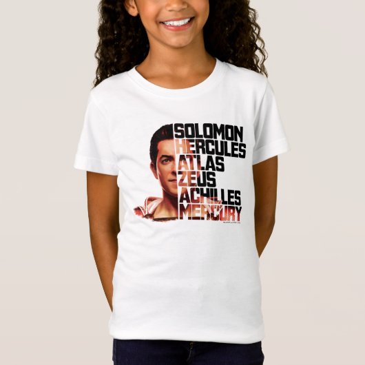 シャザム！ | Shazam Close up Acronym Graphic Tシャツ (正面)