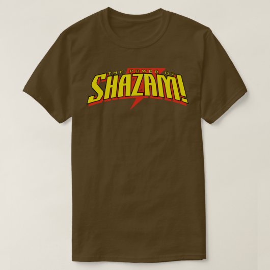 シャザムTシャツの力 Tシャツ (デザイン正面)