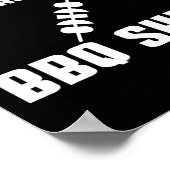 シャシュリおもしろいック恋人ユーモアロシアのBbq衣装ミート ポスター (角)