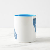 シャスタカリフォルニア山木目 ツートーンマグカップ (中央)