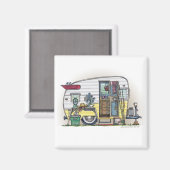 シャスタカンパートレーラーRVマグネット マグネット (正面/裏面)