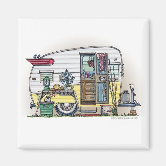 シャスタカンパートレーラーRVマグネット マグネット (正面)