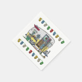 シャスタカンパートレーラーRV スタンダードカクテルナプキン (角)
