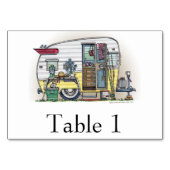 シャスタカンパートレーラーRV テーブルナンバー (正面)