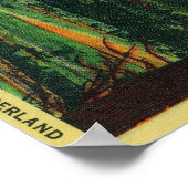 シャスタシティシャスタCAからシャスタビュー ポスター (角)