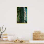 シャスタシティシャスタCAからシャスタビュー ポスター (キッチン)