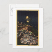 シャスタダムの夜景 ポストカード (正面/裏面)