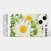 シャスタデイジーのヴィンテージ種子パケットアート Case-Mate iPhoneケース (裏面 (横))