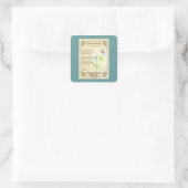 シャスタデイジーシードパケット スクエアシール (バッグ)