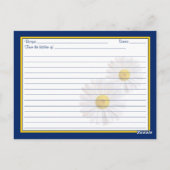 シャスタデイジーレシピカード ポストカード (裏面)